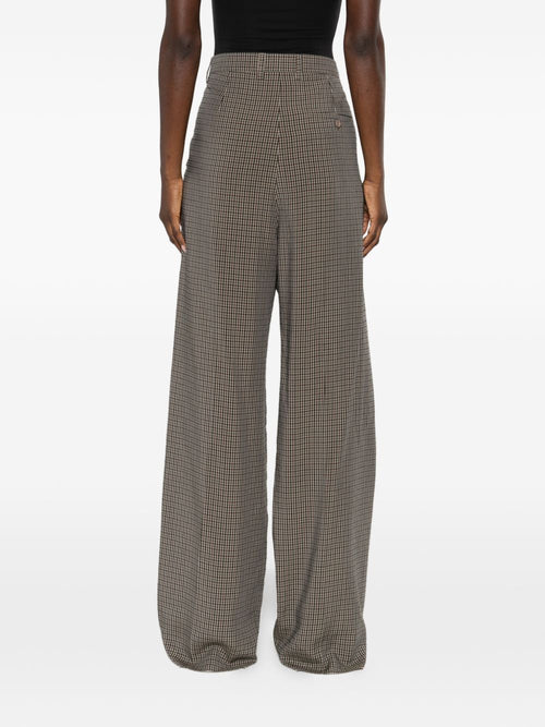 Balenciaga Women's Checked Trousers