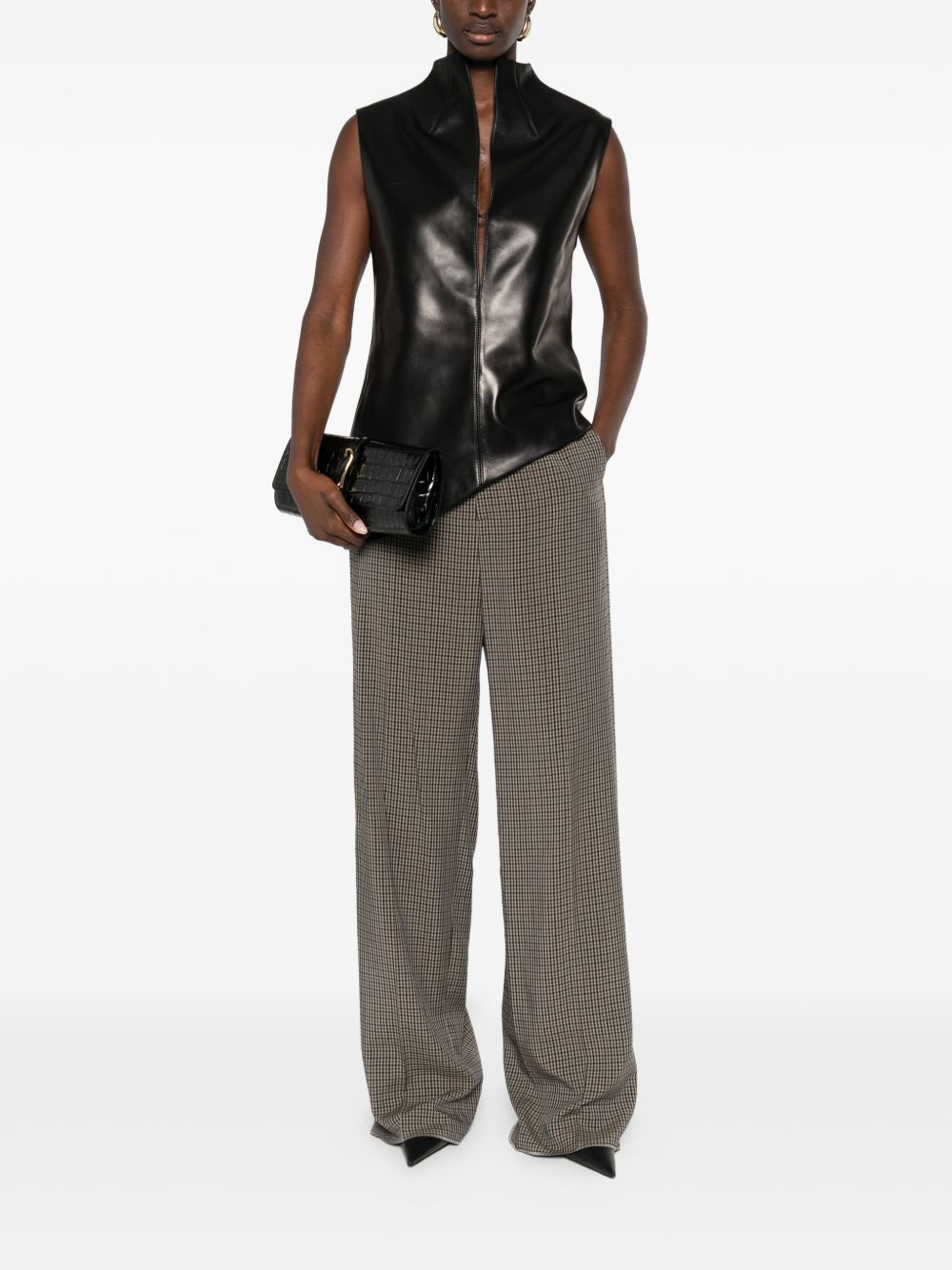 Balenciaga Women's Checked Trousers