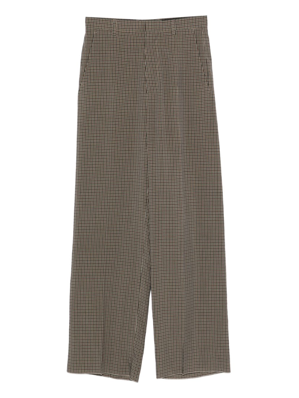 Balenciaga Women's Checked Trousers