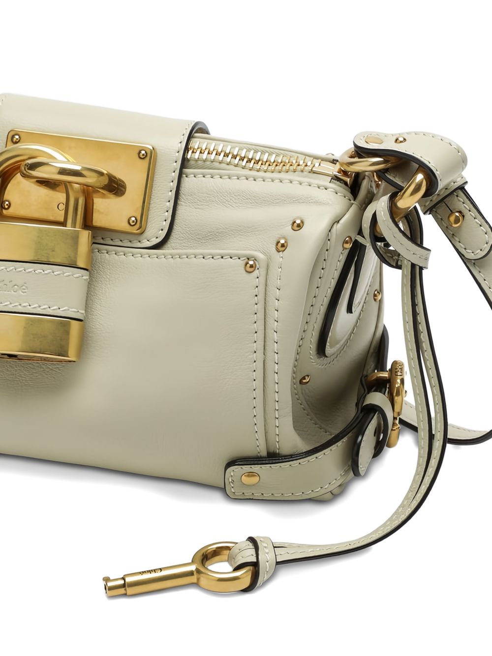 Chloé Women's Small Paddington Chain Bag In Grained Leather