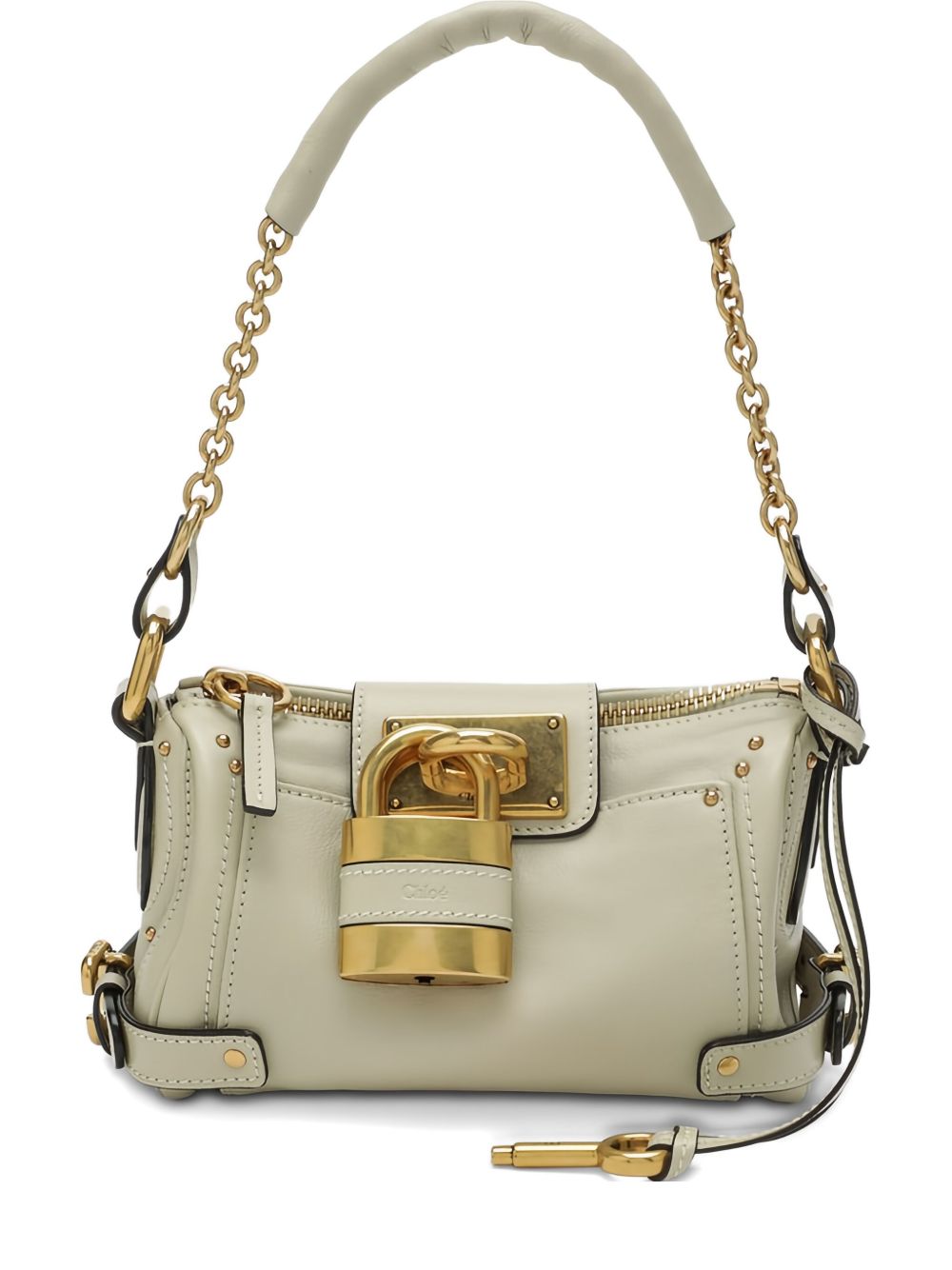 Chloé Women's Small Paddington Chain Bag In Grained Leather