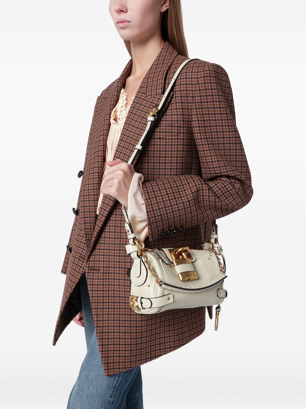 Chloé Women's Small Paddington Chain Bag In Grained Leather