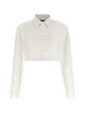 Balenciaga Women's Cotton Cropped Shirt