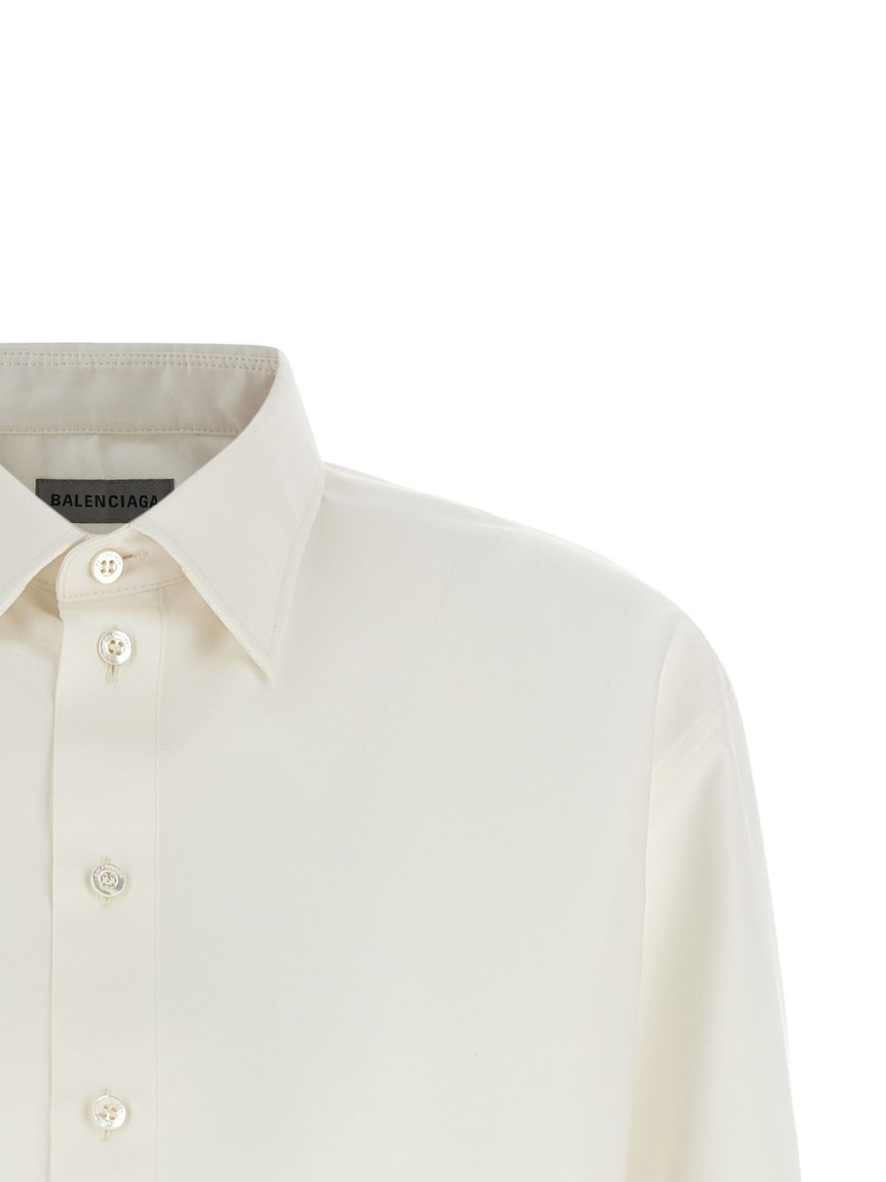 Balenciaga Women's Cotton Cropped Shirt