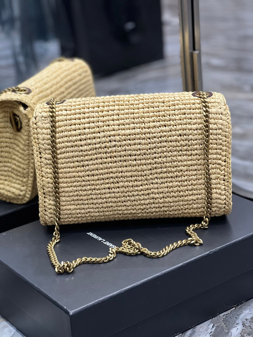 YSSL Niki Medium Chain Bag Yellow For Women, Women’s Bags 11in/28cm YSLâ