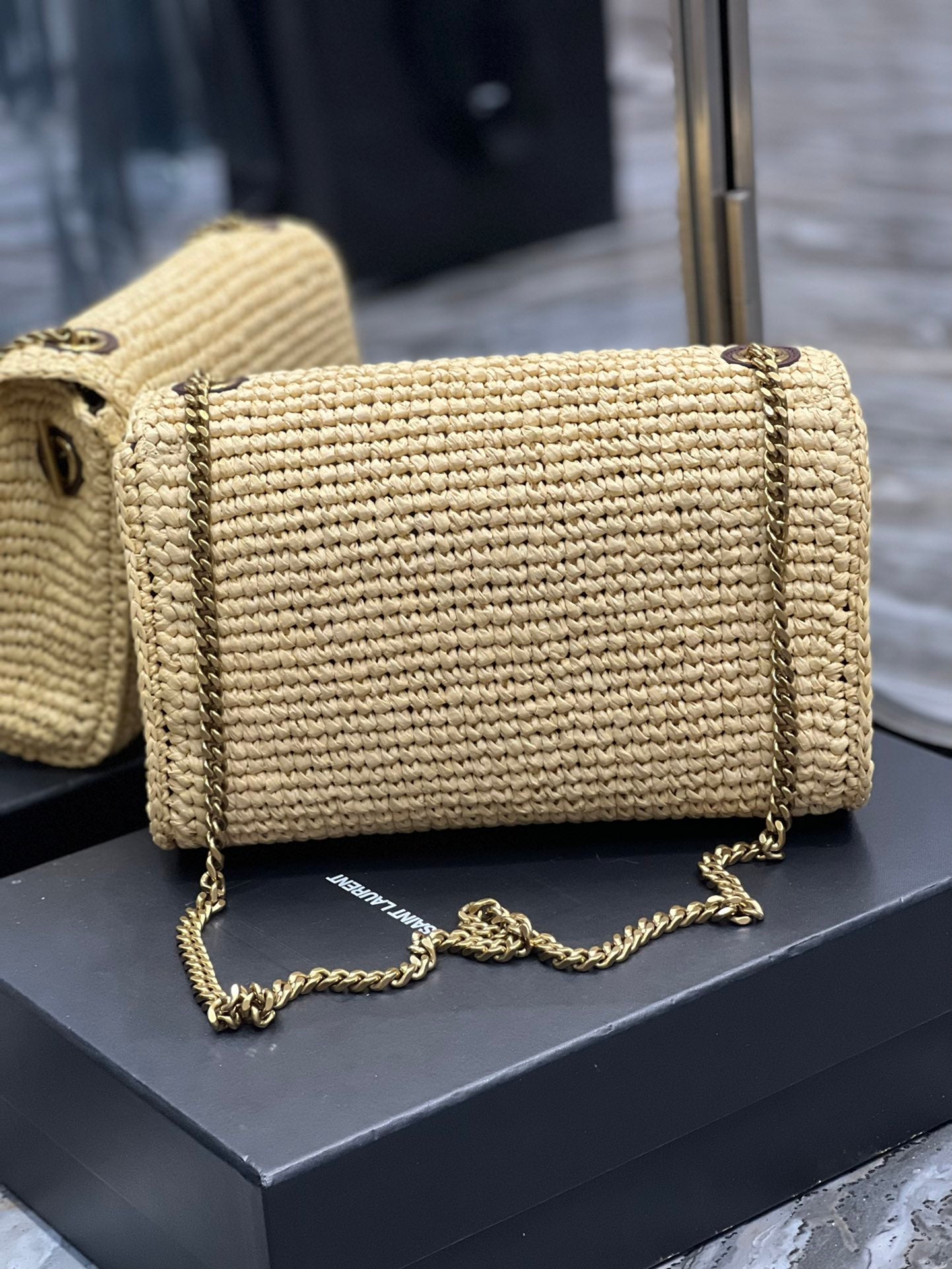 YSSL Niki Medium Chain Bag Yellow For Women, Women’s Bags 11in/28cm YSLâ