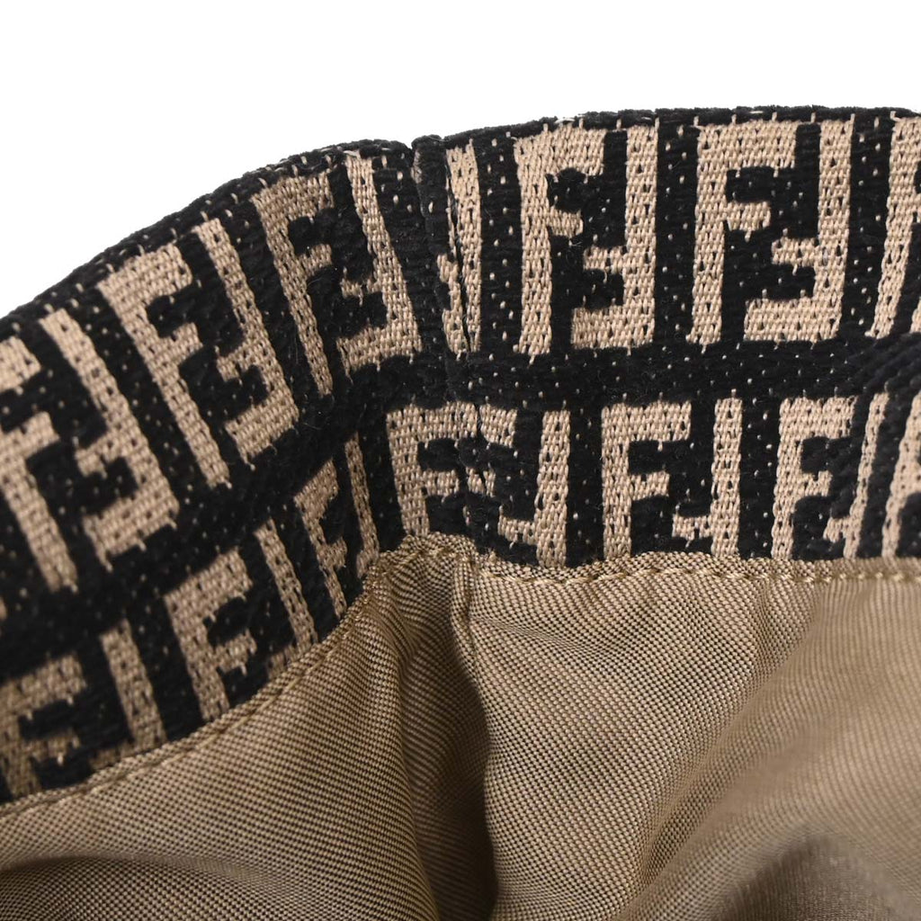 Fendi Black Zucchino Tote Handbag
