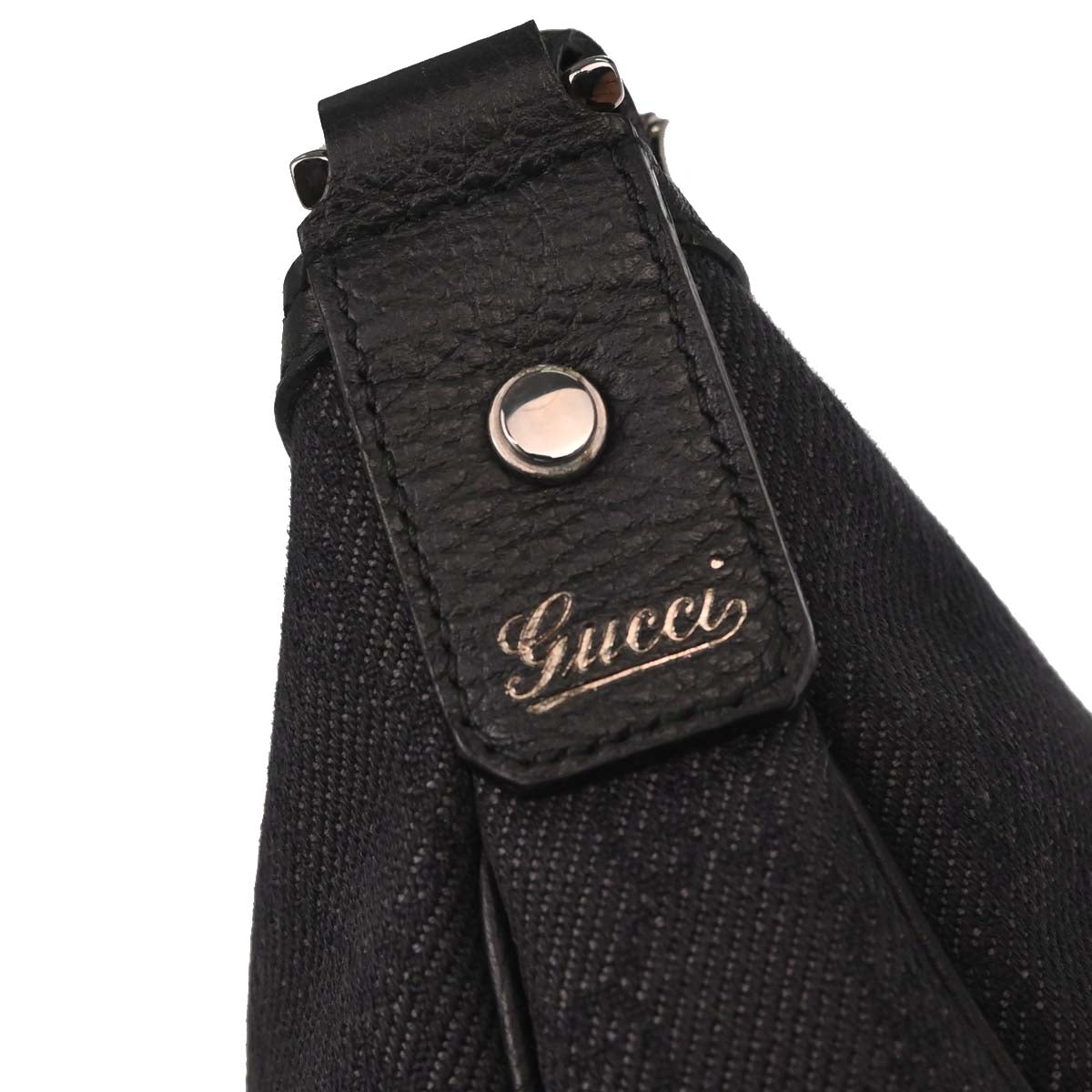 Gucci Dark Gray Black GG Handbag