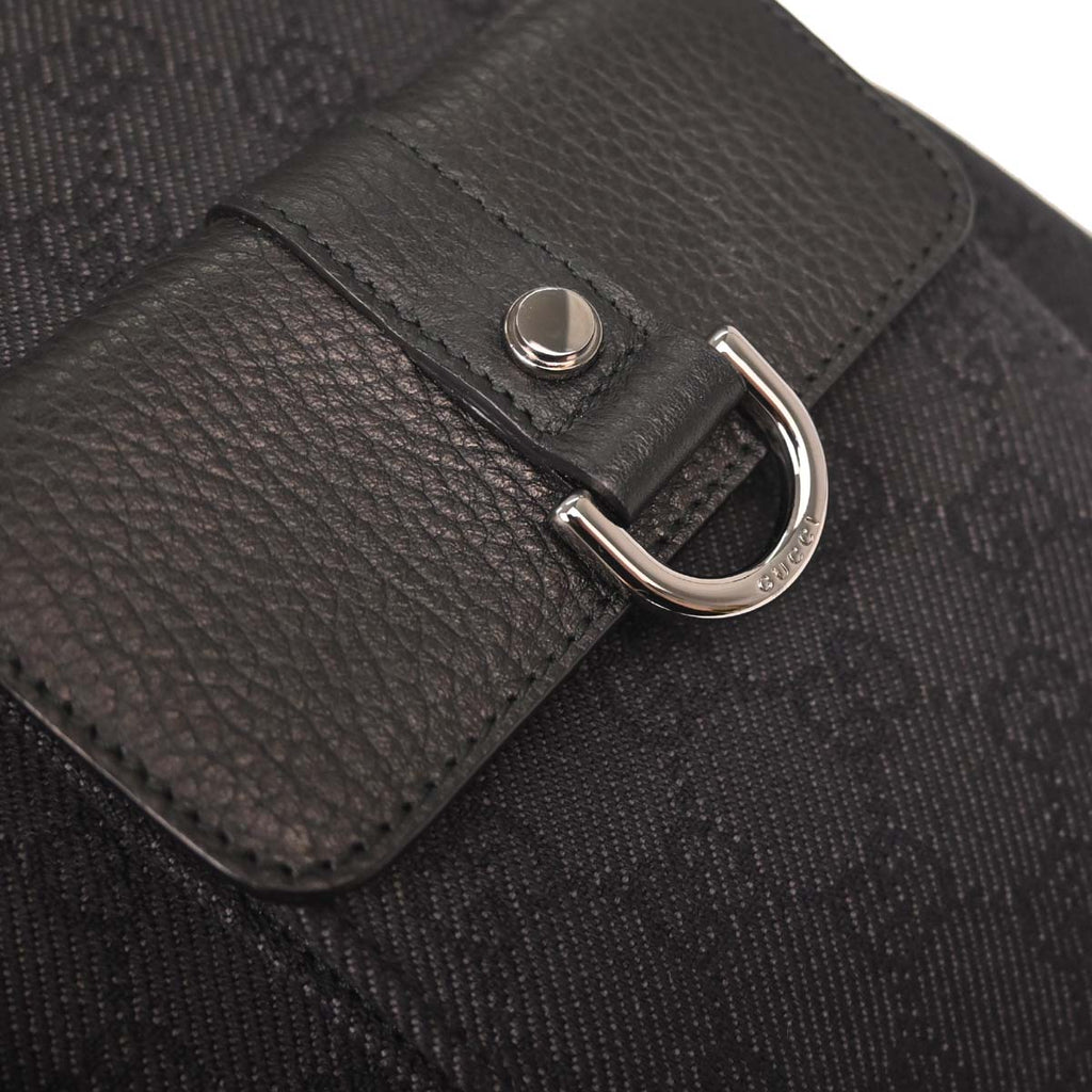 Gucci Dark Gray Black GG Handbag