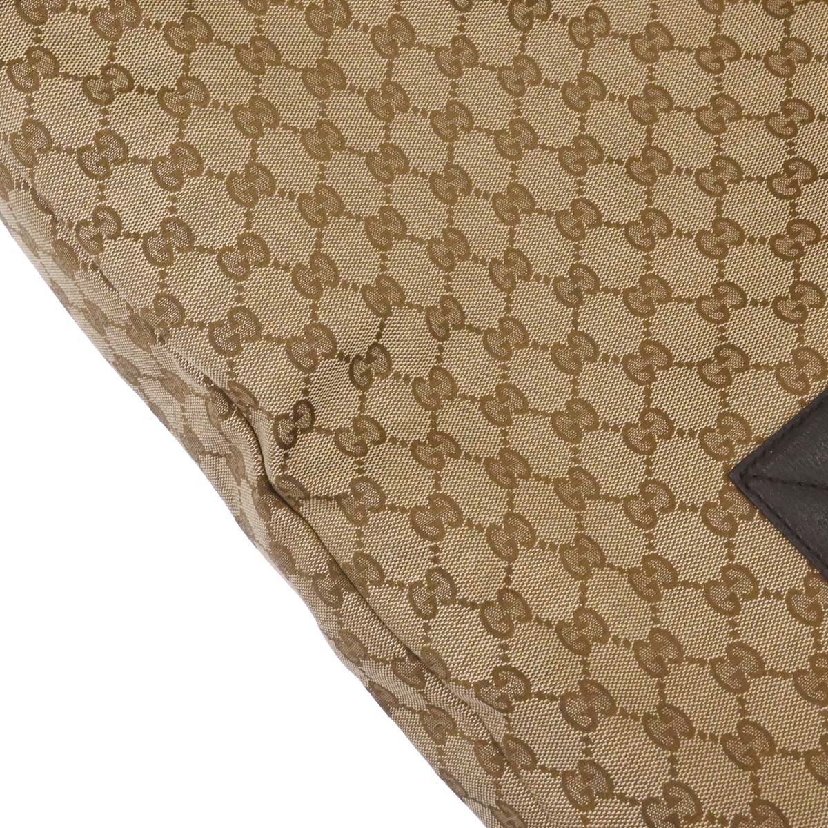 Gucci Beige Canvas GG 2way Shoulder Tote Handbag