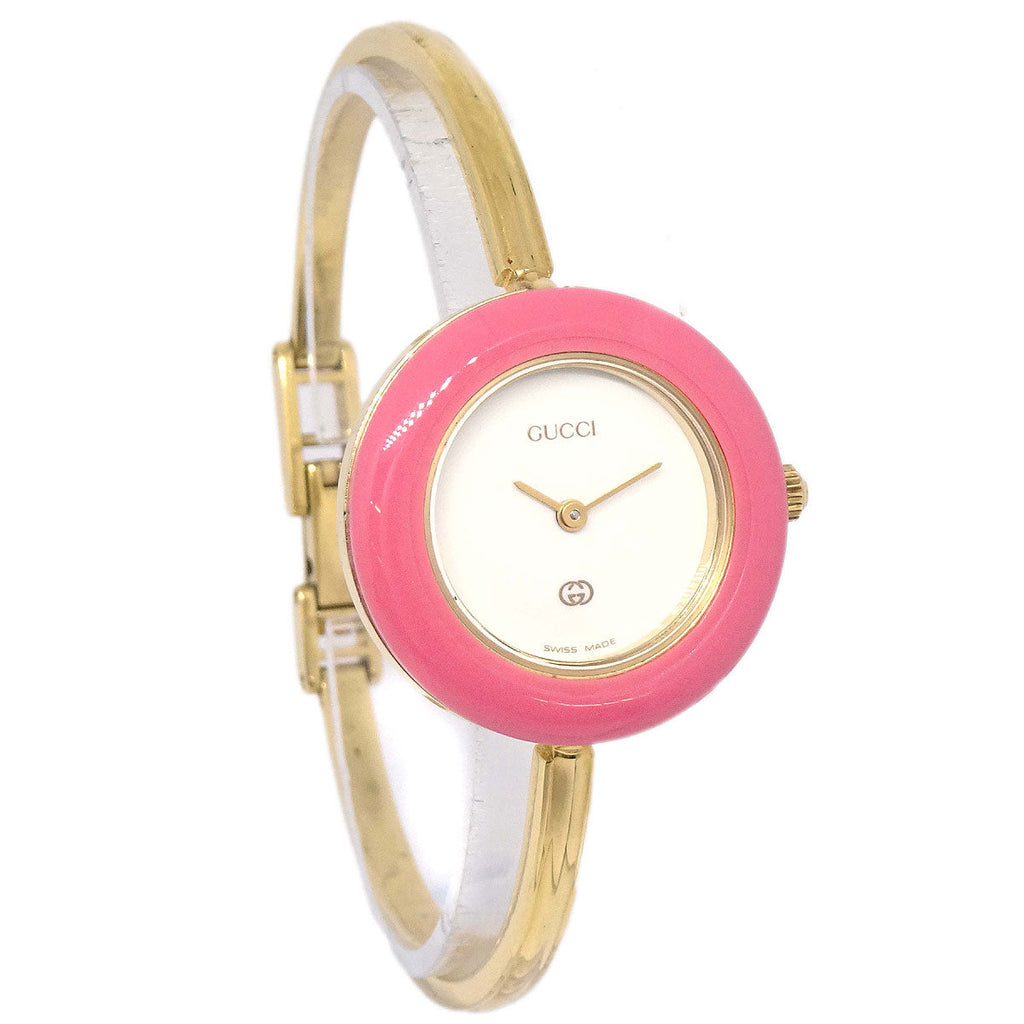 Gucci 11/12 Change Bezel Chameleon Quartz Watch SS