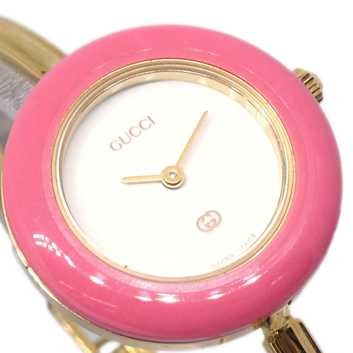 Gucci 11/12 Change Bezel Chameleon Quartz Watch SS