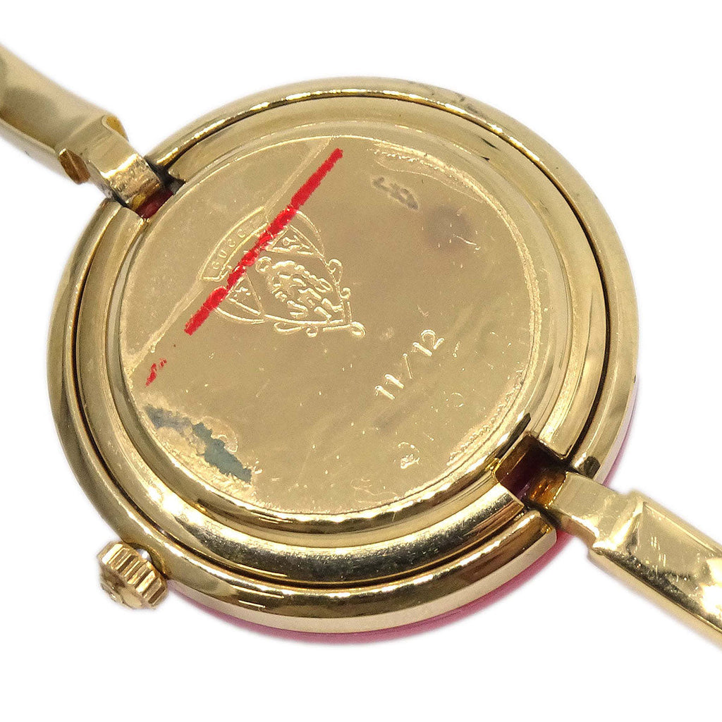 Gucci 11/12 Change Bezel Chameleon Quartz Watch SS