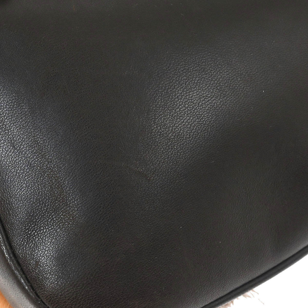 Christian Dior * Brown Fur Malice Handbag