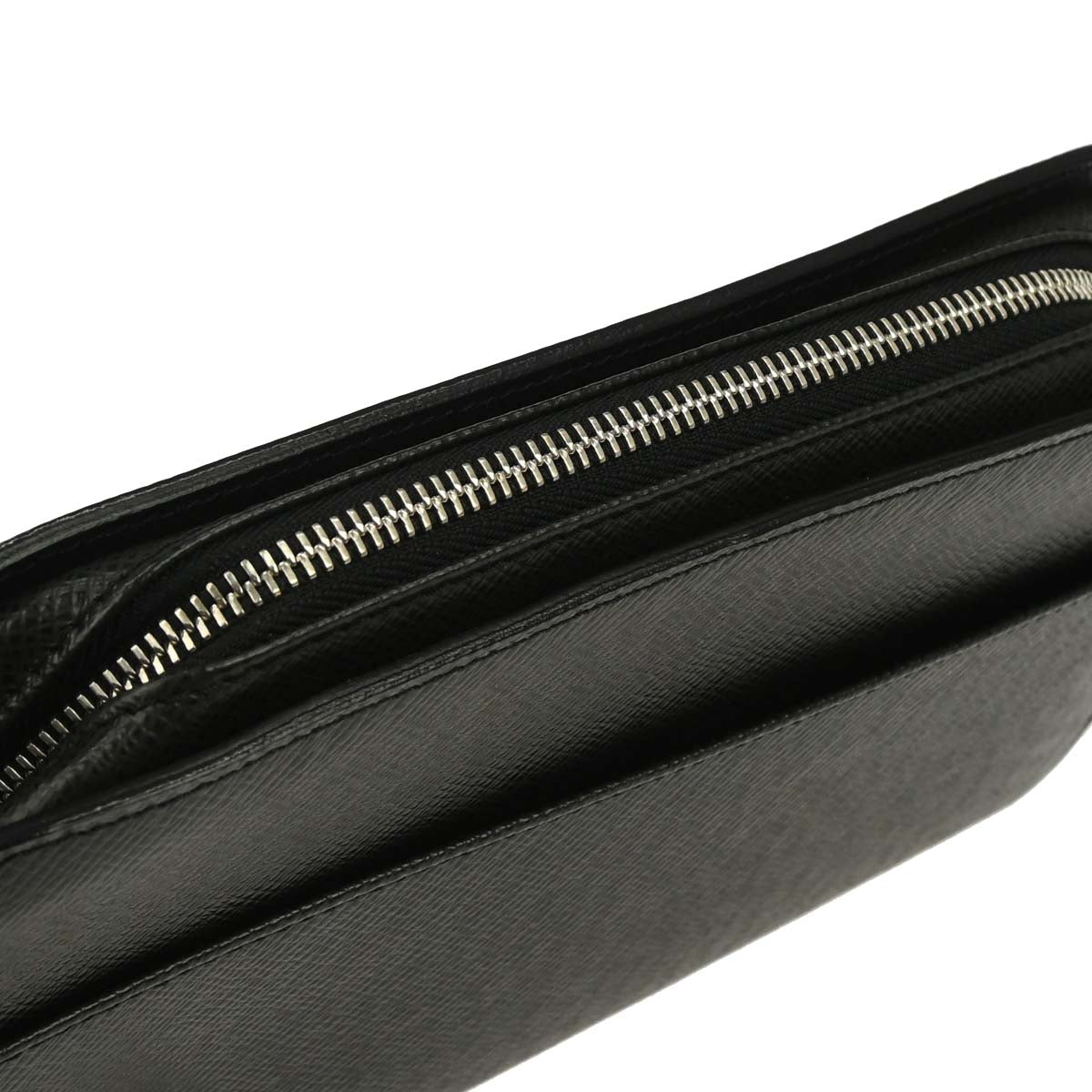 Louis Vuitton Black Taiga Baikal Clutch Bag M30182