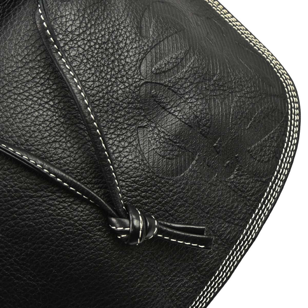 Loewe Black Leather Backpack