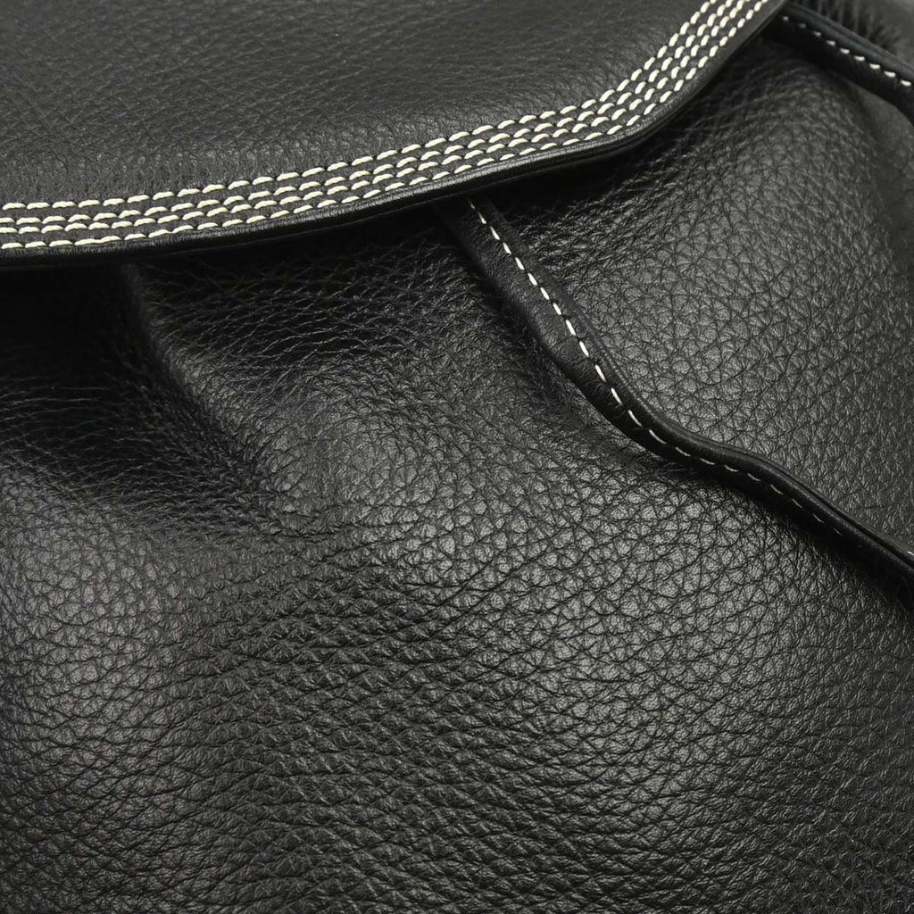 Loewe Black Leather Backpack