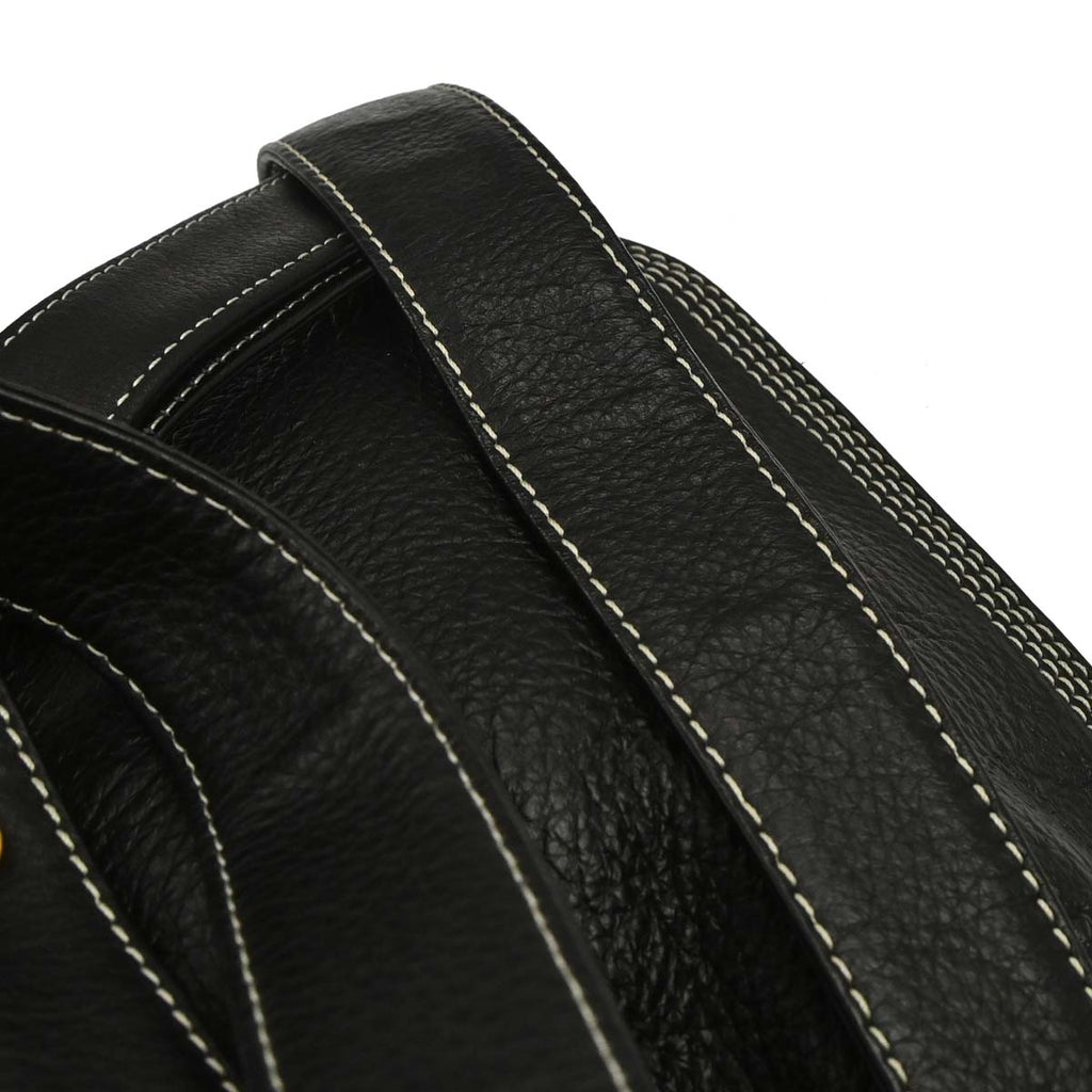 Loewe Black Leather Backpack