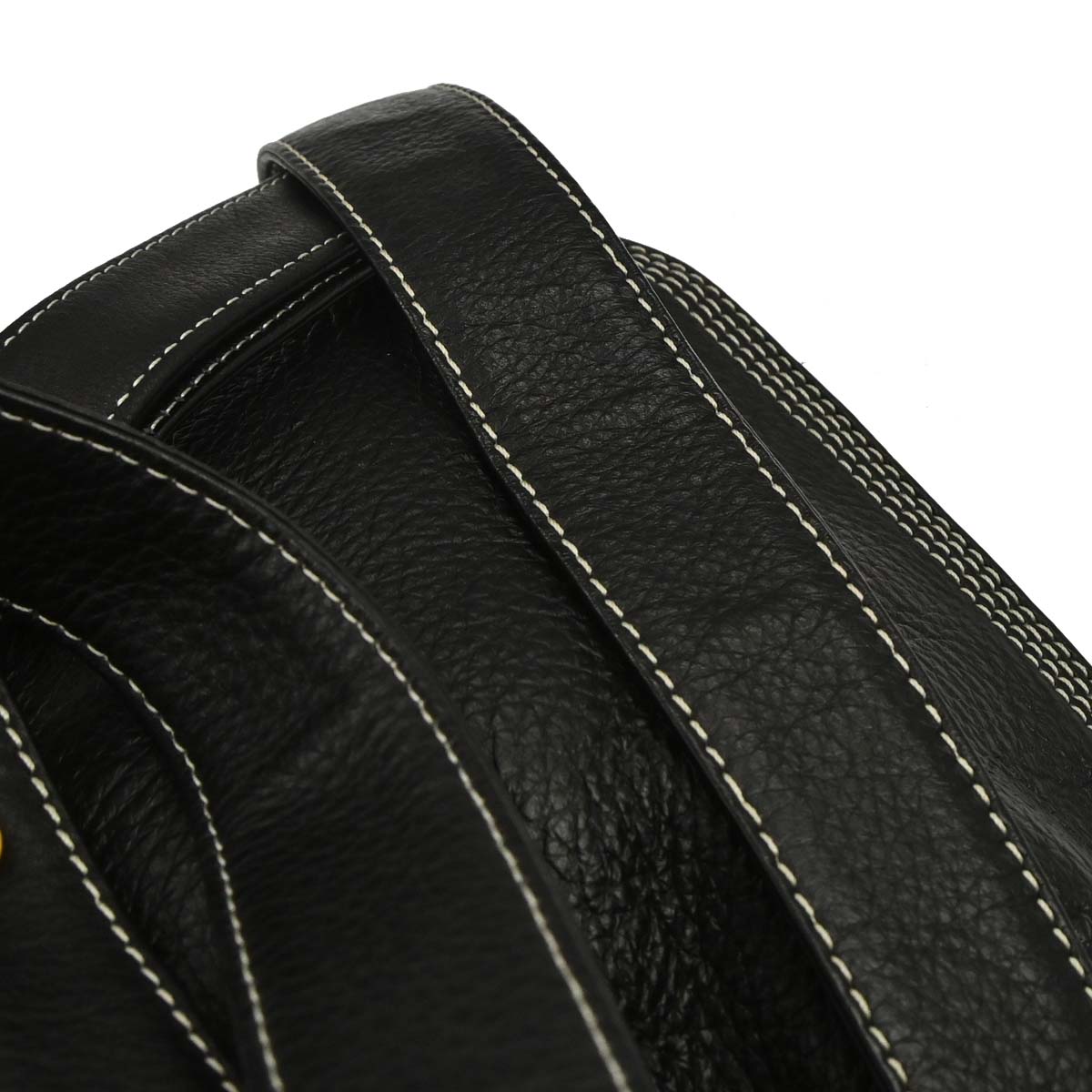 Loewe Black Leather Backpack