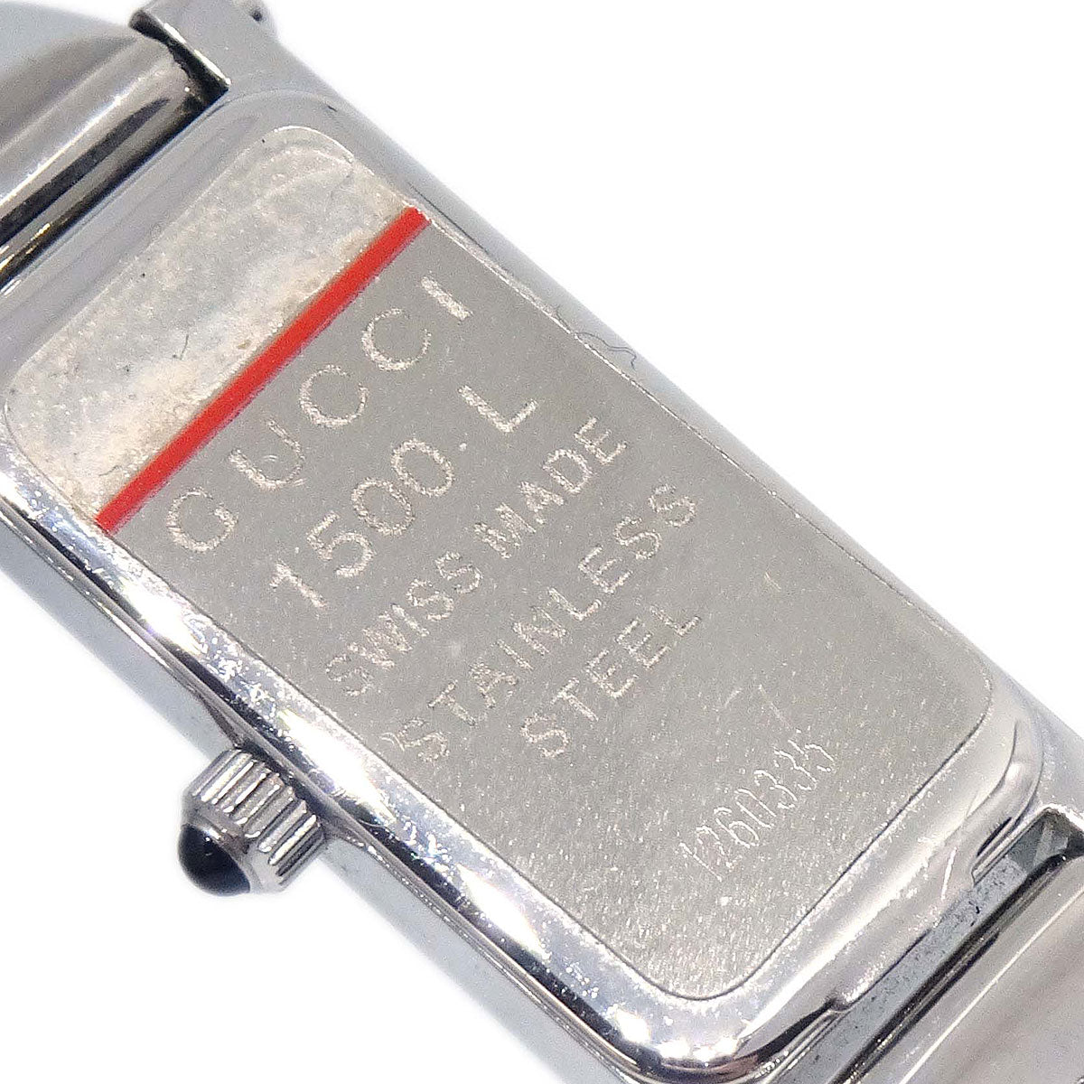 Gucci 1500L Quartz Watch SS