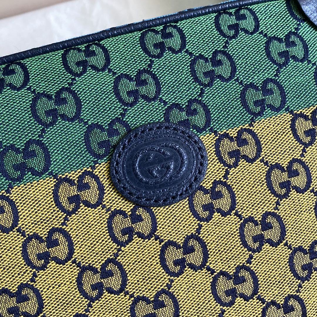Gucci Multicolor Shoulder Bag In Gucci Multicolor Canvas For Women  9in/23cm Gucci  ‎626363