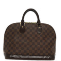 Louis Vuitton Vintage Alma Handbag Damier Brown Canvas Handbag