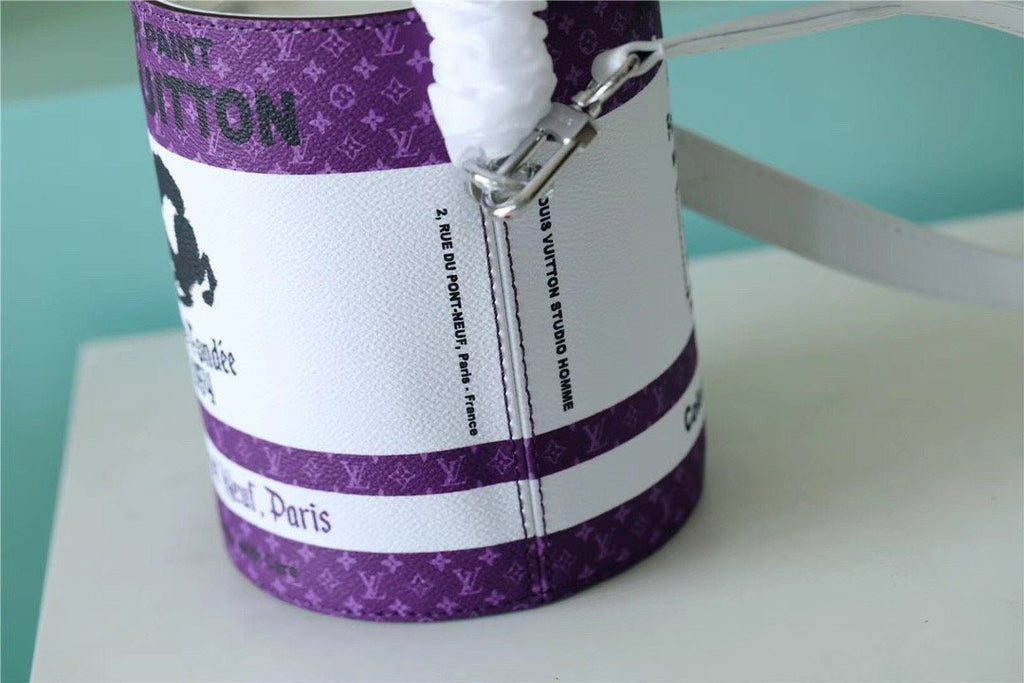Louis Vuitton Paint Can Coated Canvas By Virgil Abloh’s PurpleFor Women, Women’s Bags, Shoulder And Crossbody Bags 6.7in/17cm Louis Vuitton M81591
