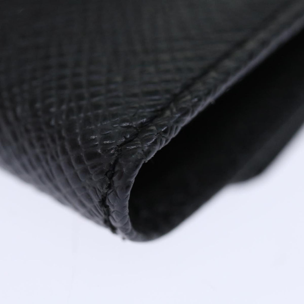 Louis Vuitton 6 Key Holder Black Leather Wallet