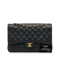 Chanel Classic Double Flap Jumbo Black Caviar Gold