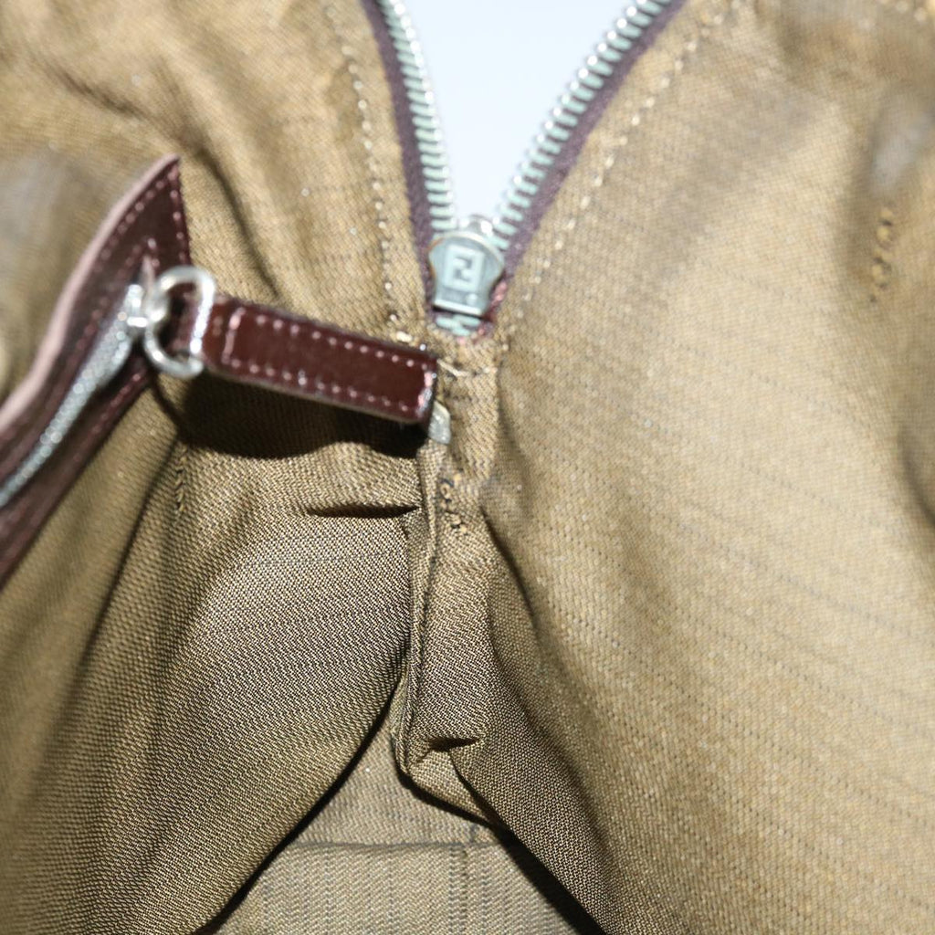 Fendi Zucca Brown Canvas Handbag