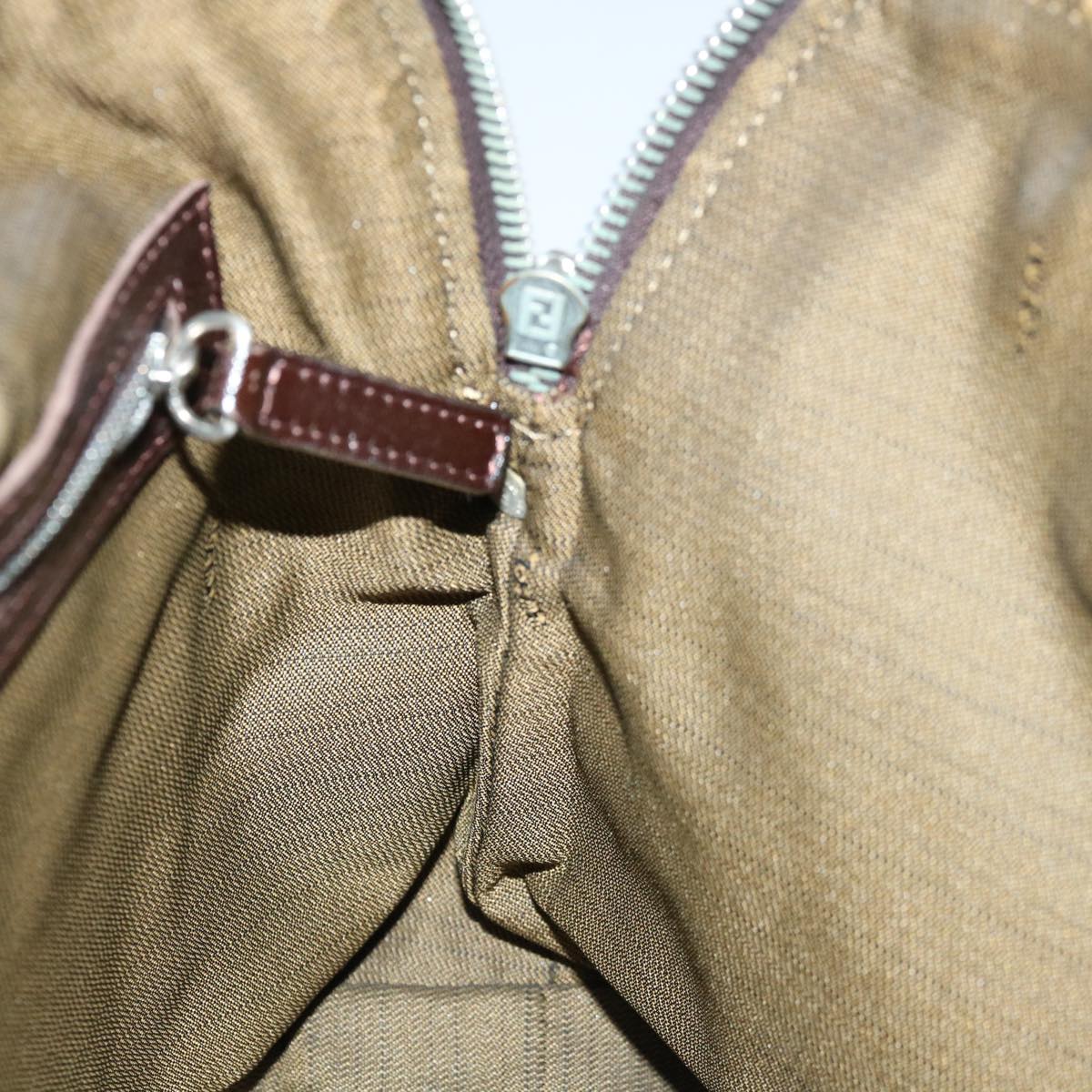 Fendi Zucca Brown Canvas Handbag