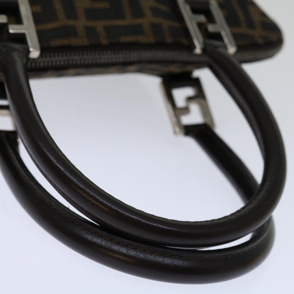 Fendi Zucca Brown Canvas Handbag