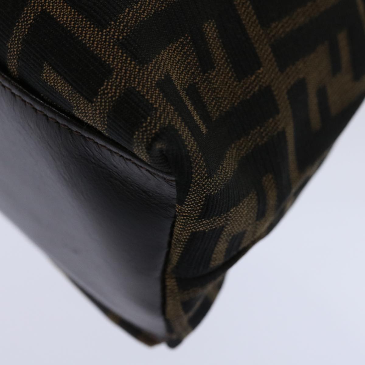 Fendi Zucca Brown Canvas Handbag