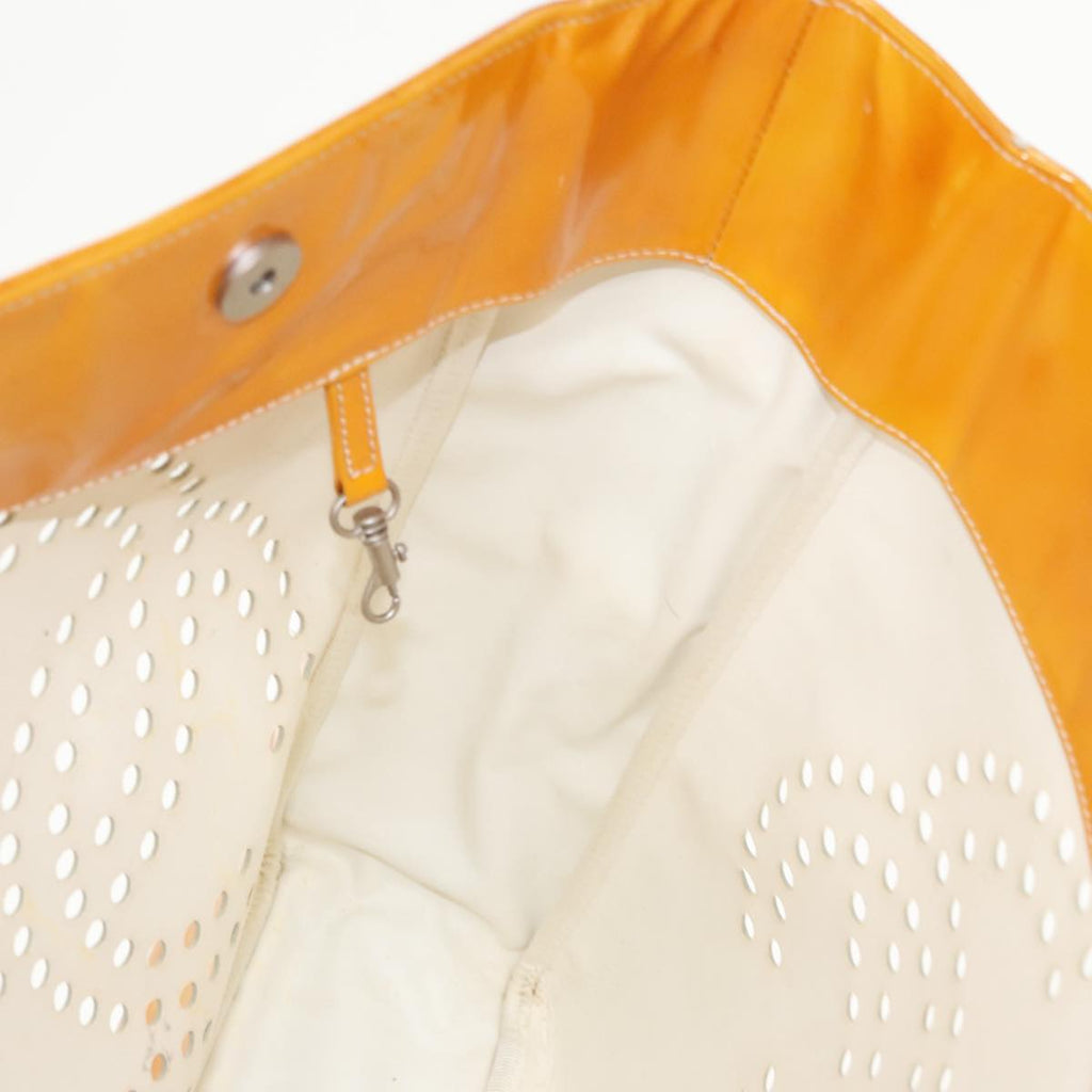 Chanel Yellow Patent Leather Handbag
