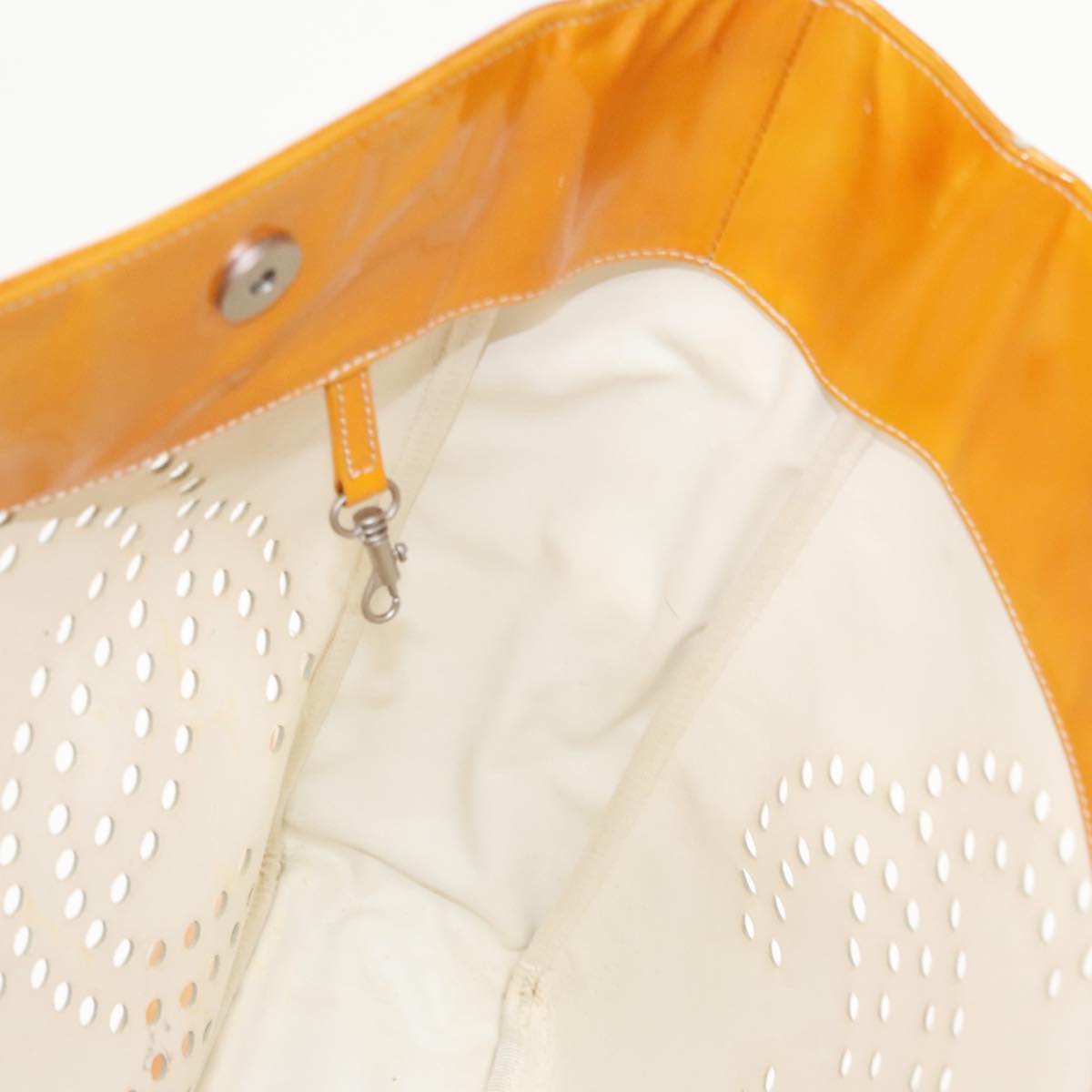 Chanel Yellow Patent Leather Handbag