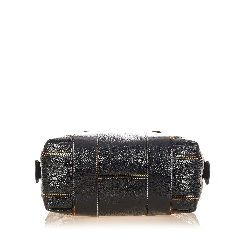Fendi Shoulder Bag Black Patent
