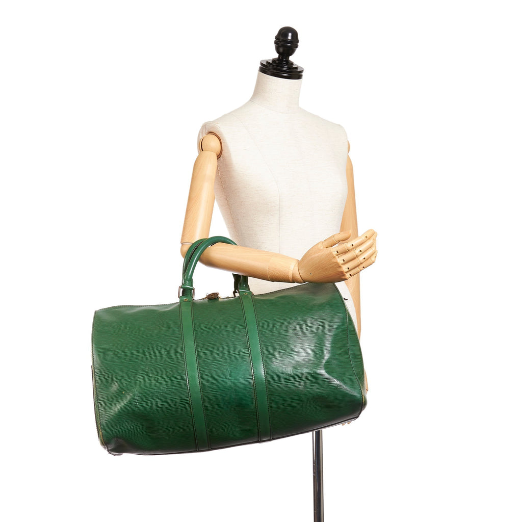 Louis Vuitton Keepall 50 Green Epi