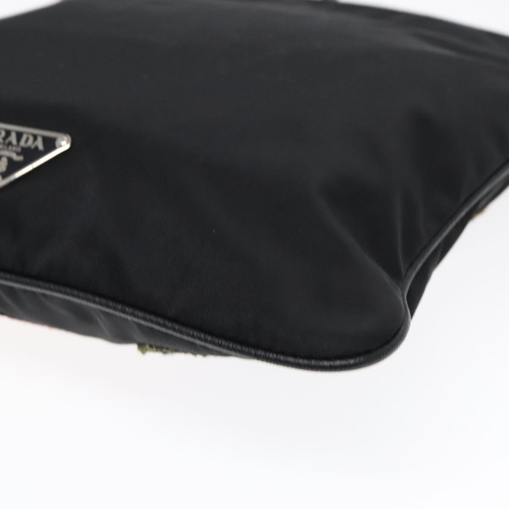 Prada Re-Edition Black Canvas Shoulder Bag