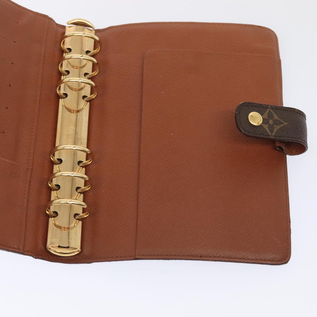 Louis Vuitton Agenda Cover Brown Canvas Wallet