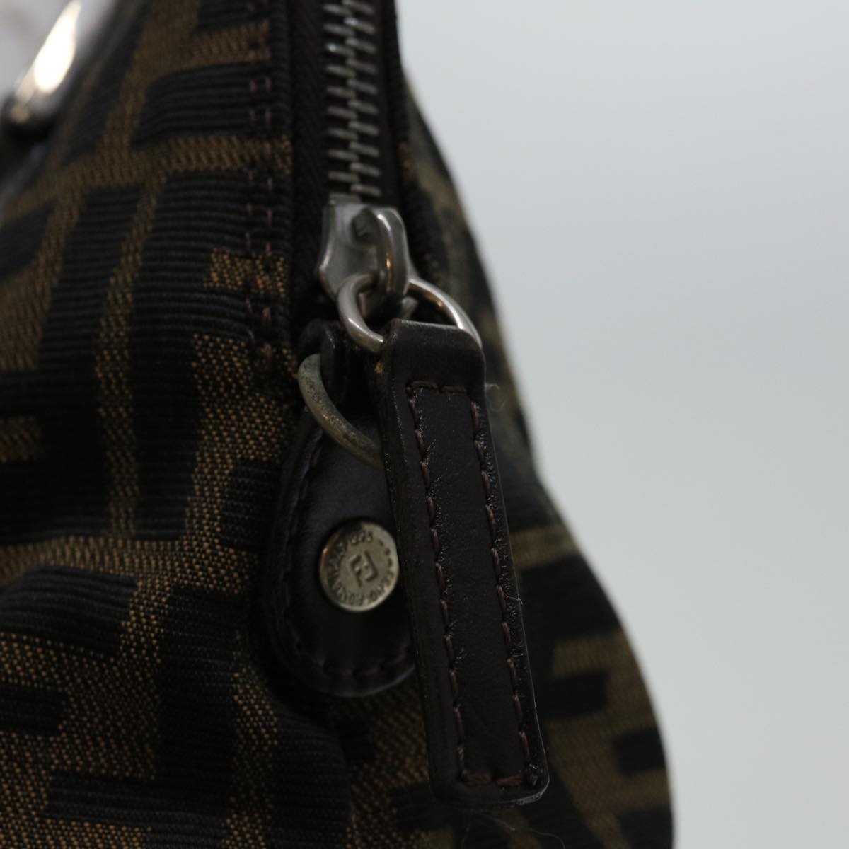 Fendi Zucca Brown Canvas Handbag