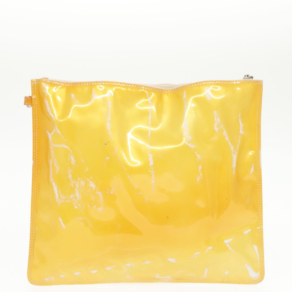 Chanel Yellow Patent Leather Handbag