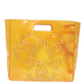 Chanel Yellow Patent Leather Handbag