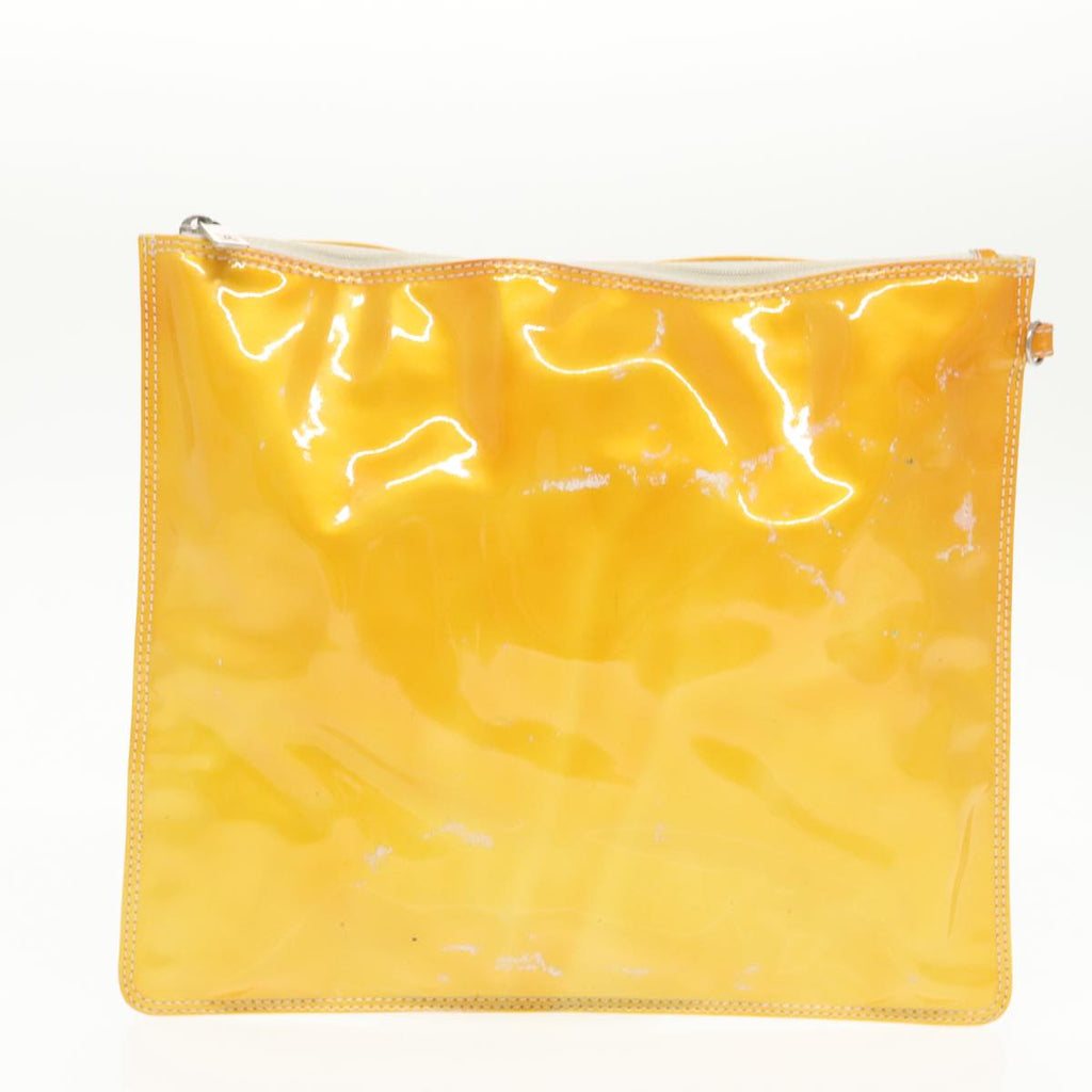 Chanel Yellow Patent Leather Handbag