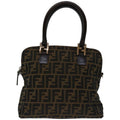 Fendi Zucca Brown Canvas Handbag