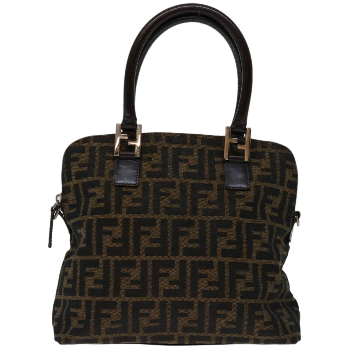 Fendi Zucca Brown Canvas Handbag