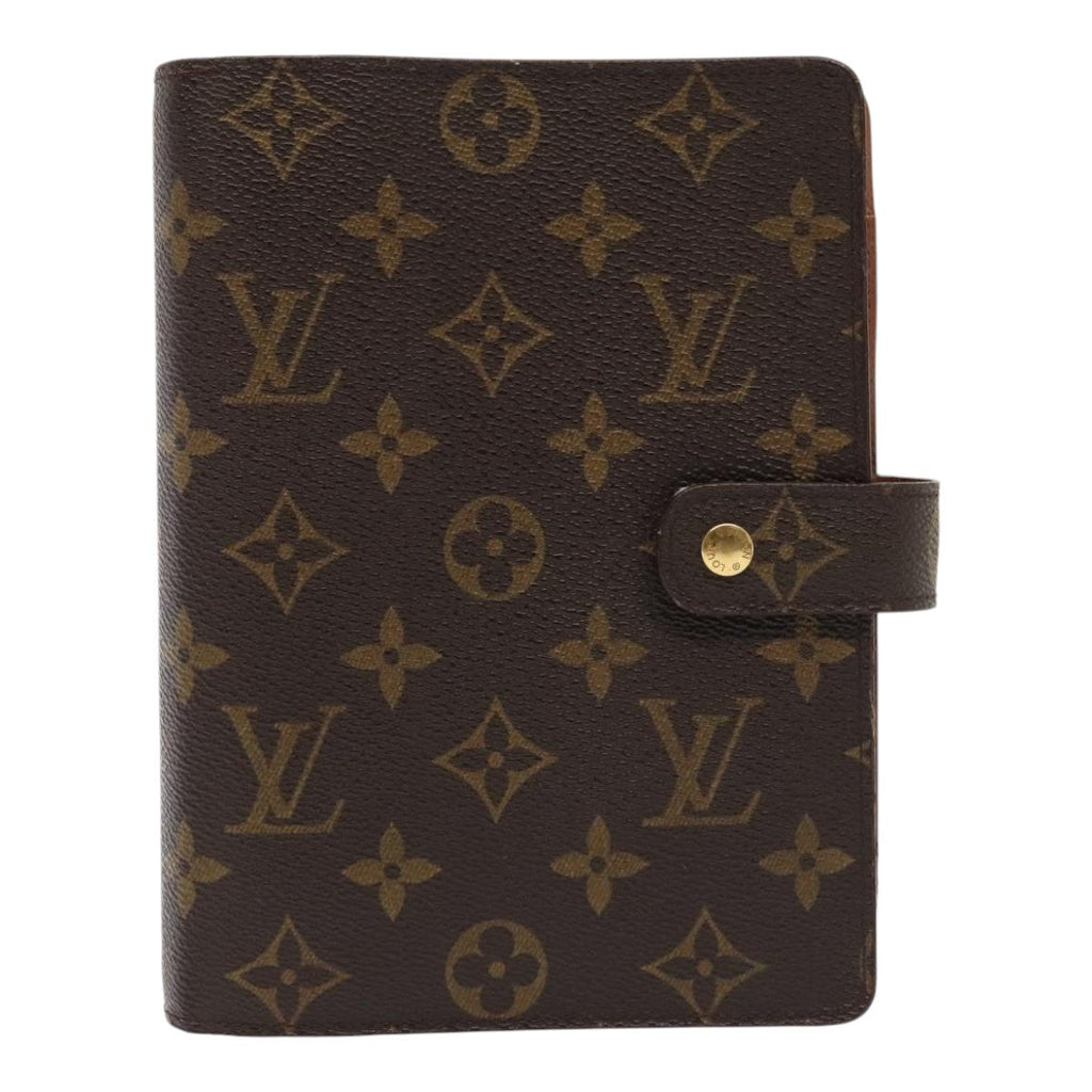 Louis Vuitton Agenda Cover Brown Canvas Wallet