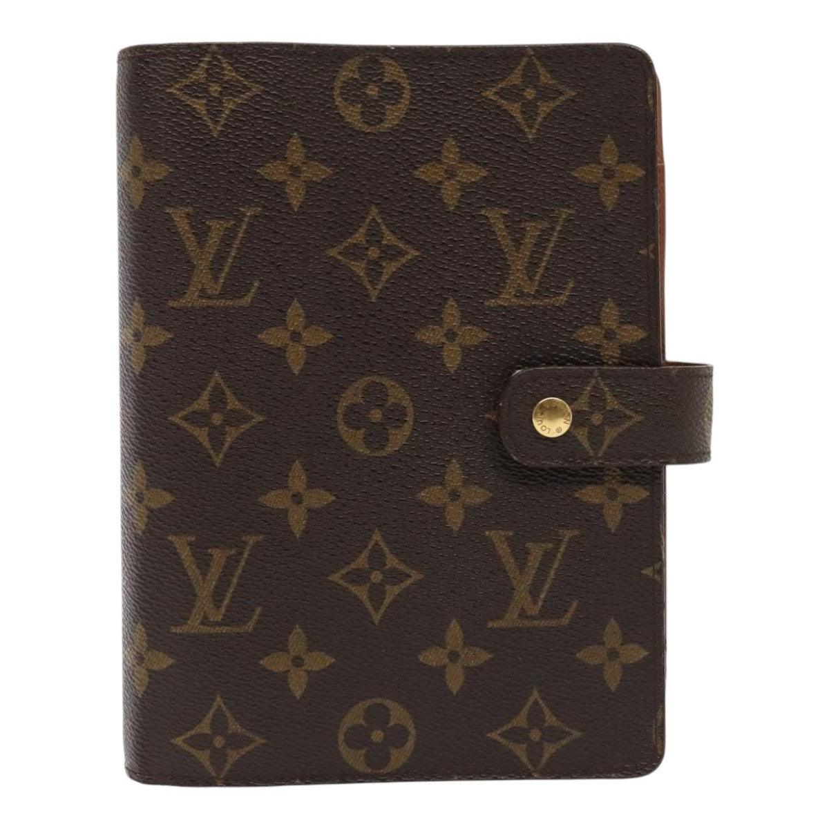 Louis Vuitton Agenda Cover Brown Canvas Wallet