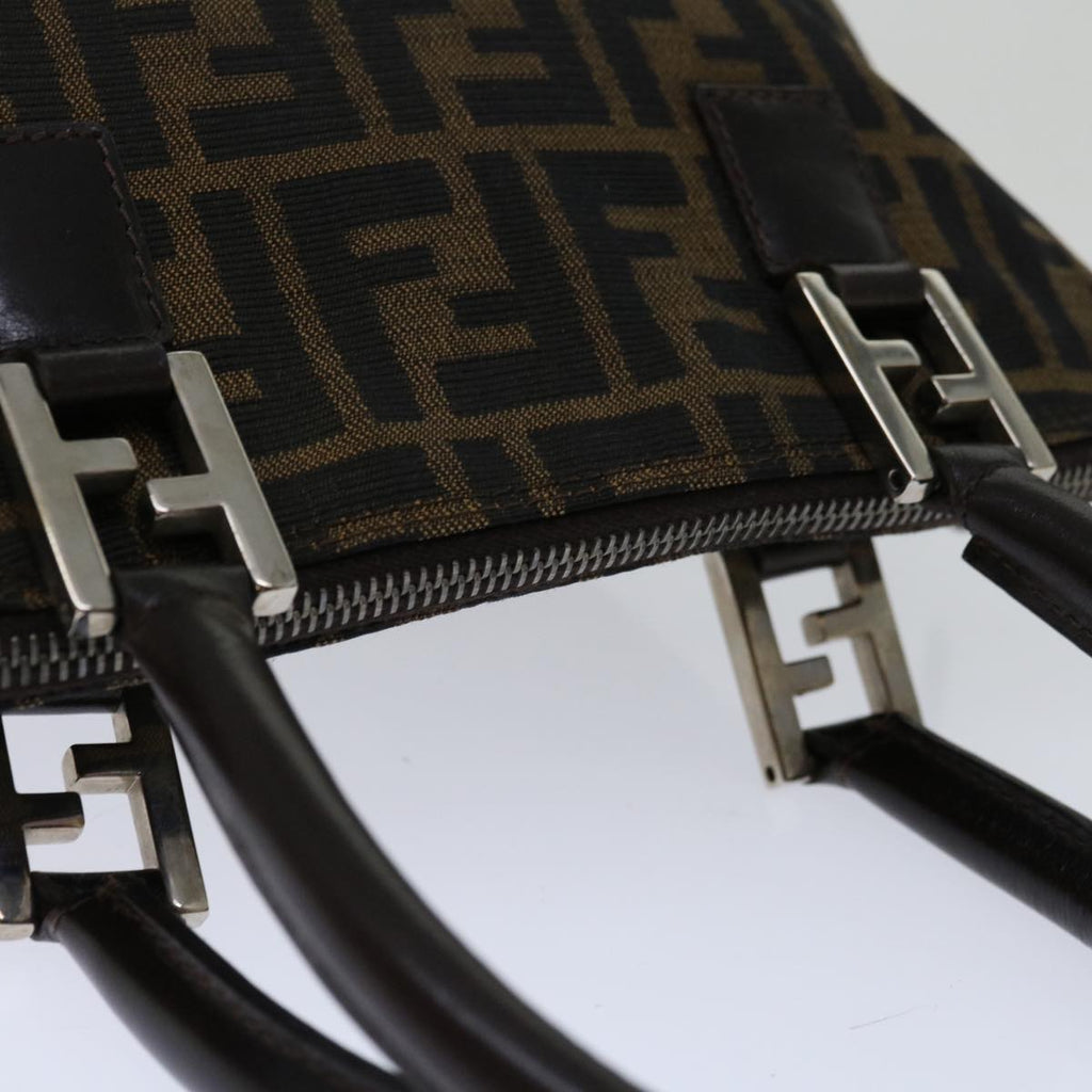 Fendi Zucca Brown Canvas Handbag