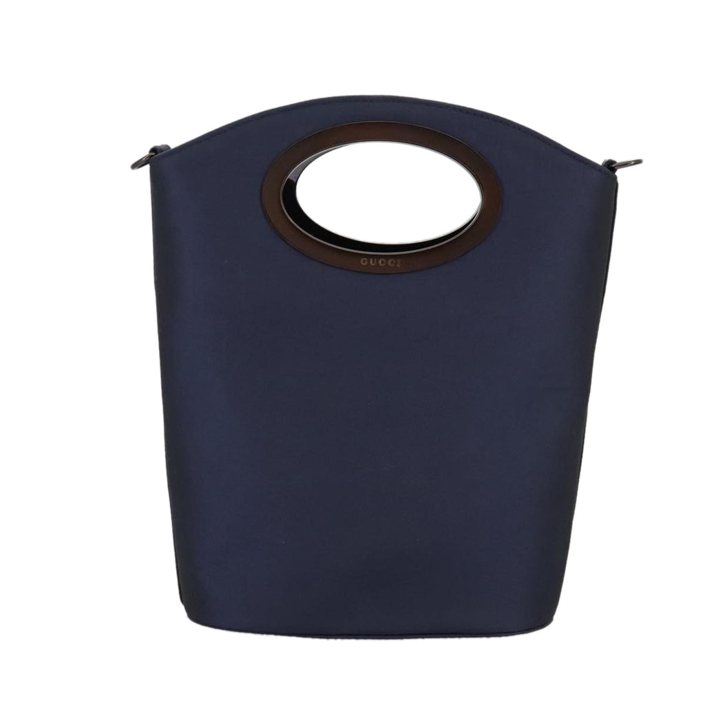 Gucci Brick Lane Tote Diamante Canvas Blue Canvas Crossbody Bag Bag (Pre-Owned)