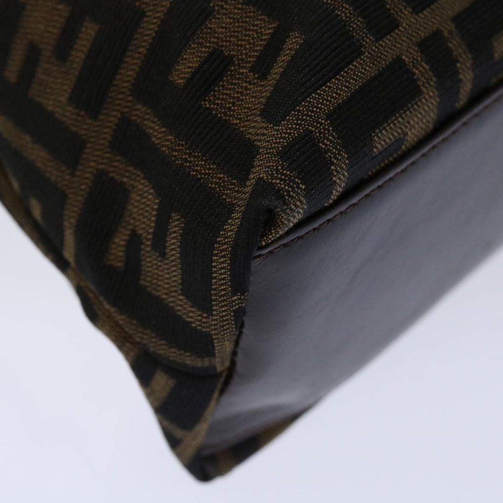 Fendi Zucca Brown Canvas Handbag